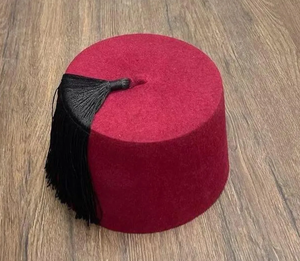 Tarbouch Fassi Rojo Marroquí Clásico para Hombre, Lujoso, Hecho a Mano, 100% Algodón, Sombrero Rojo, Estilo Tradicional Vintage, 10 OEM Disponibles - Product Image 4