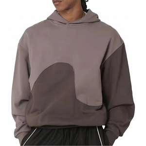 เสื้อเจอร์ซีย์ผ้าฝ้าย100% 500 GSM เฮฟวี่เวทกำหนดโลโก้ได้เองสำหรับยิมของผู้ชาย - Product Image 6