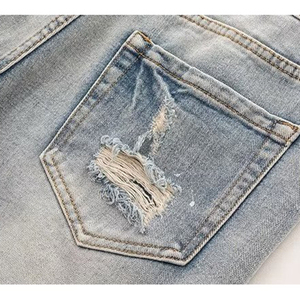 Streetwear Manufacturer <b>Mens</b> Slim Fit Paint Splash Washed <b>Jean</b> Shorts Custom logo Printing Distressed Denim Acid Washed Shorts - Product Image 6