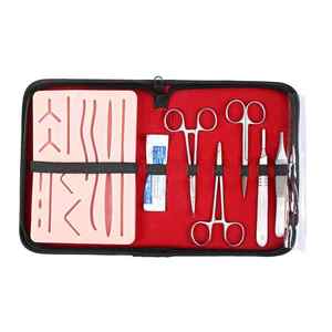 Chuyên nghiệp sử dụng thép không gỉ Silicone Pad suturing Kit vết thương đóng cửa công cụ đào tạo cho sinh viên y tế thực hành khâu Kit - Product Image 3