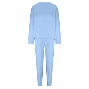 Nouvelle Collection 2026 – Ensemble 2 Pièces en Coton de Haute Qualité Anti-Boulochage Coupe Ample pour Femme – Créez Votre Propre Design – Survêtement de Printemps 2026 - Product Image 4