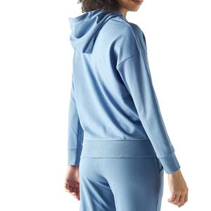 เสื้อฮู้ดครอปผู้หญิง พิมพ์โลโก้ตามสั่ง ผ้าฝ้าย 100% แขนยาว ขายส่ง บริการ OEM - Product Image 2