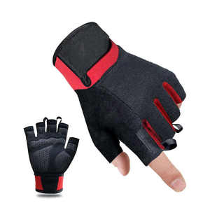 ถุงมือออกกำลังกายและยกน้ำหนักหนังกลับพรีเมียม ระบายอากาศได้ดี ขายส่ง - Product Image 1