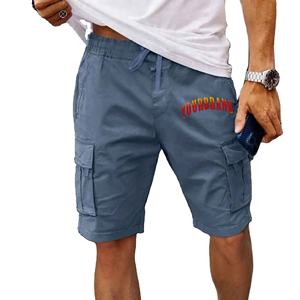 Shorts de jogging vintage pour hommes en tissu Oxford épais, anti-UV, respirants, avec cordon de serrage, style hip-hop, vente en gros - Product Image 1
