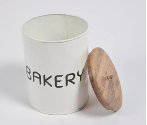 มือทำที่มีคุณภาพสูงขายโลหะกระป๋องที่กำหนดเองการจัดเก็บข้อมูลครัวการใช้งานกระป๋องสง่างามสำหรับบ้านโรงแรมการใช้งานใน Moq ต่ำ - Product Image 3