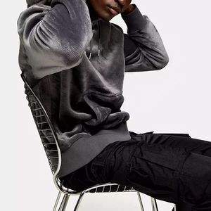 Nueva Sudadera con Capucha de Terciopelo de Invierno 100% Algodón, Fabricación OEM, Peso Pesado, Alta Calidad, Sudaderas con Capucha Digitales Impresas Personalizadas para Hombre - Product Image 4