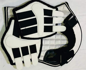 Satin English Horse Saddle Pad Set con forro de polialgodón - Product Image 4