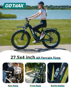จักรยานไฟฟ้าพับได้20 "พร้อม40ไมล์ (Pedal-assist1) โดยแบตเตอรี่48V 20Mph พลังงานสูงสุด500W จักรยานไฟฟ้าสำหรับผู้ใหญ่ - Product Image 5