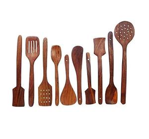 Nuevo diseño de juegos de cubiertos de madera hechos a mano Respetuoso con el medio ambiente Hogar Restaurantes Hotel Uso directo de fabricantes indios - Product Image 2