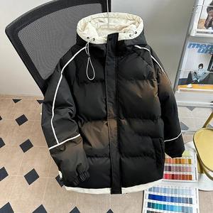 เสื้อแจ็กเก็ตทรงหลวมผ้าแคนวาสสำหรับผู้ชาย, เสื้อแจ็กเก็ตทรงหลวมผ้าแคนวาสสำหรับสวมใส่ให้ความอบอุ่นในฤดูหนาวและเป็นมิตรต่อสิ่งแวดล้อม - Product Image 4