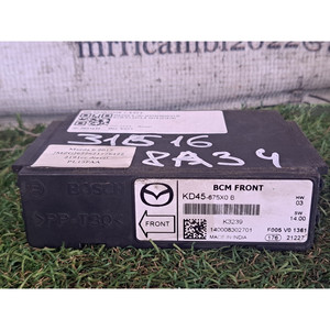 UNIDAD DE CONTROL BCM MAZDA 6 Serie 3 Sedán KD45675X0B SHY1 diésel 2191 (12>) - Product Image 1