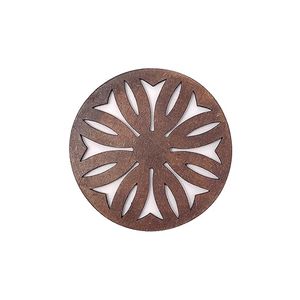 Dessous de verre hexagonaux en bois découpés au laser de conception créative Serviettes chauffantes de cuisine de restaurant Dessous de plat Tapis et tampons pour tasses à boissons - Product Image 1