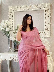 Designer Bollywood Arrival Party Function Wear Georgette Embroidery Work Party Wear du fabricant indien - Product Image 4