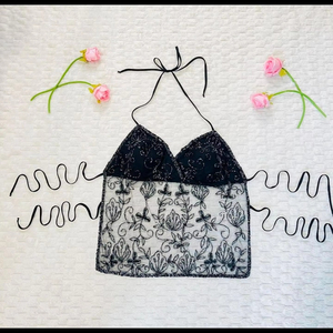 Elegante capa burlesca con hebras de cuentas, capas de Festival burlesco con lentejuelas, se sujeta al cuello, hermosa ropa festiva - Product Image 6