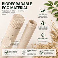 Tube en papier biodégradable CR en gros, 72 mm, 116 mm, avec bouchon à vis résistant aux enfants, tube à ouverture facile