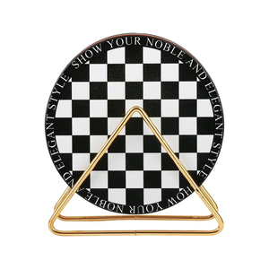 Posavasos de cerámica redondo de sublimación de estilo clásico impreso OEM Posavasos de corcho redondo trasero de corcho natural - Product Image 1