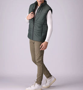Chaleco de Invierno para Hombre, Chaqueta sin Mangas, Ligero, Informal para Exteriores, Ropa de Trabajo, Viajes, Senderismo, Cortavientos, Transpirable de Algodón - Product Image 4