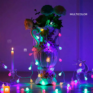 Série d'ampoules LED de Noël, décoratives multicolores RGB - Couleurs assorties - Product Image 5