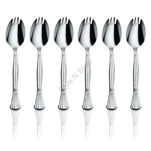 ชุดช้อนส้อมมีด6ชิ้น (แบบ2 in 1) ชุดเครื่องใช้ในสำนักงานชุดช้อนส้อมมีดทันสมัย - Product Image 2