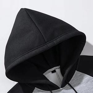 Sweat à capuche en polaire lavée respirant coupe-vent pour homme, prix de gros de qualité supérieure, personnalisable, nouveau - Product Image 2