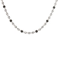 Collier chaîne fine 0,2 cm en or véritable 22 carats AU750 pour femme, style vintage, idéal pour fiançailles, mariage, anniversaire, fête, 48 cm