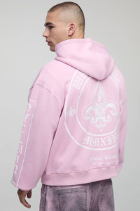 Sudadera con capucha de invierno de algodón con cremallera completa personalizada, 310 g/m², forro polar, OEM, estampado personalizado, alta calidad, felpa francesa, cremallera, ecológica - Product Image 6