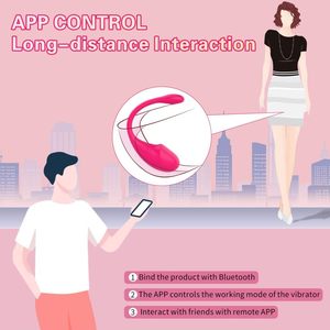 Vibratore a Uovo Wireless per Donna, Controllo tramite APP, Stimolatore Clitorideo Indossabile, Uovo per Punto G, Articoli per Adulti, Giocattoli Sessuali per Coppie - Product Image 4