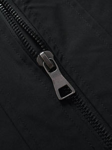 Chaqueta universitaria con ribete a rayas de bloque de color personalizada al por mayor para hombre sin camiseta chaqueta con letras de alta calidad - Product Image 6