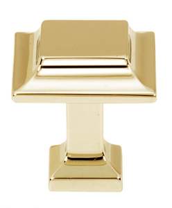 Bouton de porte carré en acier inoxydable au design moderne pour la quincaillerie de chambre à coucher, le travail du bois, les tiroirs de cuisine, la commode et les meubles. - Product Image 1