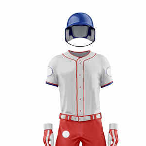 Vente en gros de vêtements de sport uniformes de baseball pour hommes de taille adulte uniformes de baseball pour hommes de couleur unie sur mesure - Product Image 3