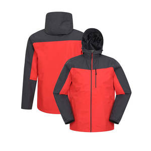 Qualité supérieure Personnalisé Hommes Confortable Fermeture Éclair À Capuche À Séchage Rapide Élégant Imperméable À L'eau En Plein Air À Manches Longues Veste De Pluie - Product Image 1