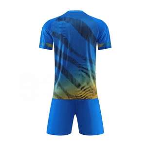 Boys <b>girls</b> <b>football</b> uniform <b>kit</b> breathable short sleeve soccer teamwear polyester jersey - Product Image 2