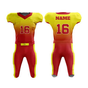 Direct Factory Sale Customized Color High Quality 100% Polyester American <b>Football</b> Jersey Unisex Short Breathable Sublimation - Product Image 1