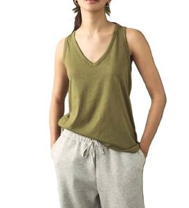 เสื้อกล้ามระบายอากาศได้ดีของผู้หญิงเสื้อกล้ามคอวีแขนกุดสำหรับใส่ในฤดูร้อน - Product Image 2