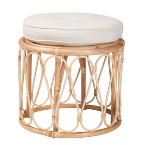 เครื่องตกแต่งบ้านหวายออตโตมันสไตล์โบฮีเมียนวัสดุธรรมชาติเป็นมิตรต่อสิ่งแวดล้อมผลิตจากเวียดนามทนทาน - Product Image 1