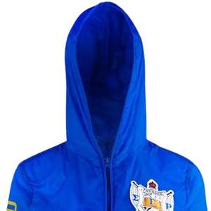 Sigma Gamma Rho SGRho Veste Légère Bleu Royal 100 Polyester Crest Patch Sleeve Print Windbreaker Sorority Apparel - Product Image 6