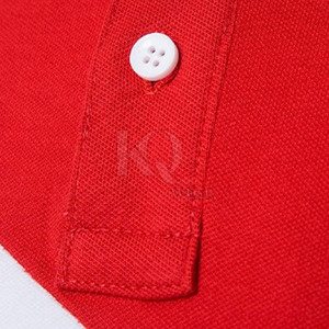 T-shirts pour hommes en coton 100% tricoté uni, col classique, logo personnalisé, haute qualité, légers, séchage rapide, manches courtes - Product Image 4