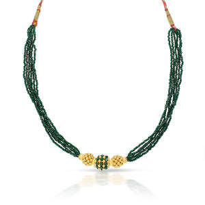 Collar de Perlas Doradas Vintage para Mujer - Joyería Religiosa con Cadena de Cuentas - Product Image 5