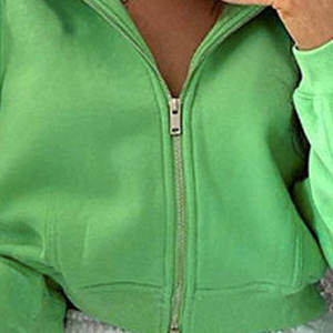 Nuevo diseño impreso de punto Sudaderas con capucha para mujer pulóver 100% poliéster Sudadera con capucha de gran tamaño venta - Product Image 5