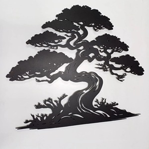 Décoration murale moderne de luxe en métal Sculpture en fer artisanale Déclaration artistique Tenture murale pour salon chambre bureau - Product Image 5