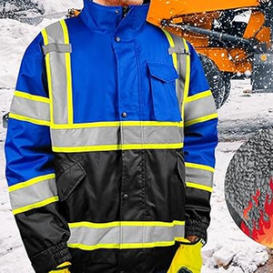 Manufacture Custom Hi Vis Traffic Engineer Vest Protective Safety Guard Safety Stripe <b>Construction</b> <b>Work</b> Wear Uniform for Men - Product Image 4