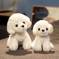 Peluche Chien Teddy Mignonne et Douce en Coton PP, Animal en Peluche pour Machine à Pinces, Prix d'Arcade, Anti-stress, Cadeau, Vente en Gros