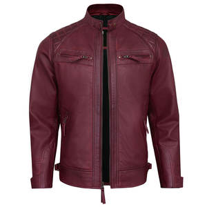 Chaquetas de moto informales impermeables Chaqueta de moto de cuero genuino Chaqueta de moto de mejor precio - Product Image 4