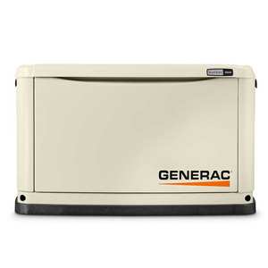 Generac 70771 20/17 kW <b>Silent</b> Type Air-Cooled Standby <b>Generator</b> with Aluminum Enclosure Single Phase 50/60Hz Single Machine Cold - Product Image 1