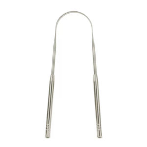Grattoir à langue en acier inoxydable nettoyant pour le nettoyage de l'haleine fraîche brosse à dents pour l'hygiène buccale dentaire outil de soin - Product Image 6
