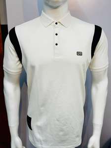 Camisetas estampadas ajustadas de alta calidad, estilo cómodo, mezcla de algodón polivinílico, 220 gramos, costilla rica, embalaje personalizado disponible para la venta - Product Image 3