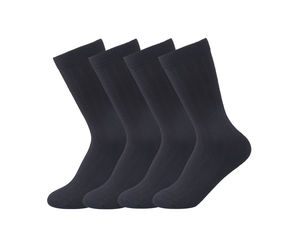 Chaussettes habillées pour hommes de haute qualité 100% chaussettes d'affaires noires en bambou pur et chaussettes de sport avec logo personnalisé Jacquard - Product Image 6