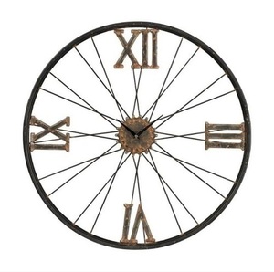 Horloge murale en métal de Style Antique de luxe, Design Simple pour la décoration de la maison et du salon, disponible au prix de gros, offre spéciale - Product Image 3