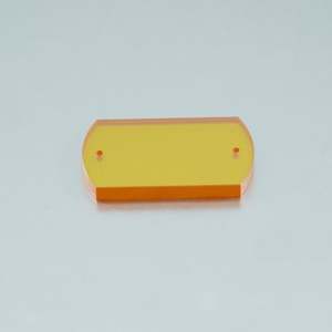 Fenêtre de protection laser ZnSe optique personnalisée Revêtement AR 10.6um Fenêtre en séléniure de zinc forée rectangulaire - Product Image 4