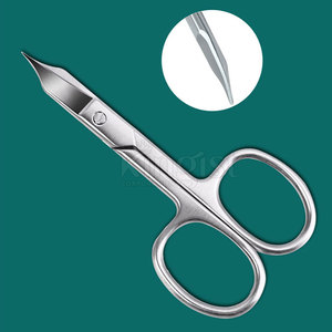 Sharp Curved Cuticle Scissors With Easy <b>Grip</b> Handle For <b>Controlled</b> Cutting Cuticle Scissors With High Precision Blades - Product Image 5